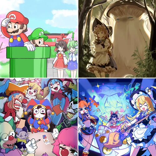 Touhou Crossovers