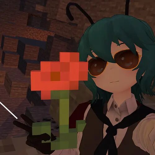 guys look its me im in vr mibecraft 🥹🥹
