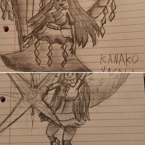 Greenako draws touhou