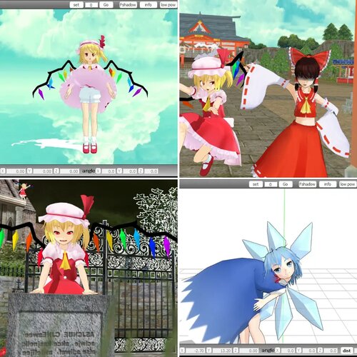 2hu MMD stuffs
