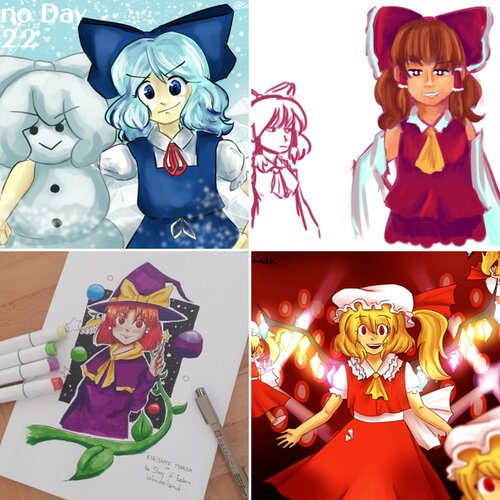 Soda's Touhou art