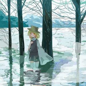 Little Frog in the flood.