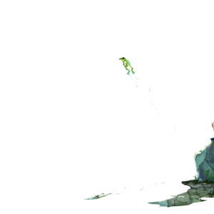 A frog's leap from heaven.