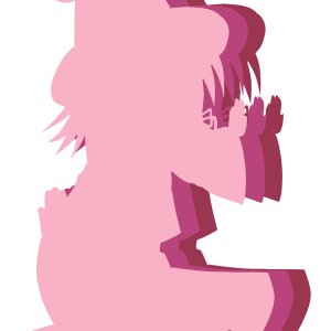 Silhouette of a Little Frog