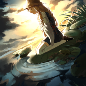 Little Frog's Morning Tranquility