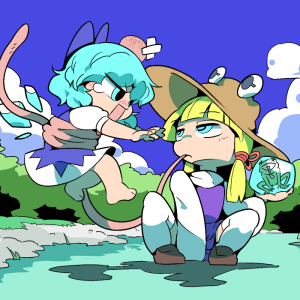 Little Frog's Unamused Defense of Frogy Friend