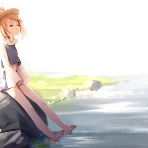 Little Frog Sits in the Breeze