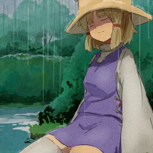 Little Frog in Soothing Rain