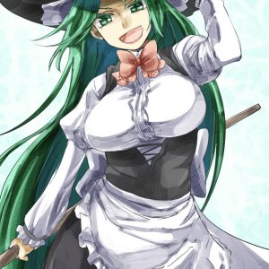 Mima in Marisa's Outfit