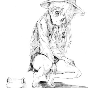 Little Frog's Sketchy Gaze