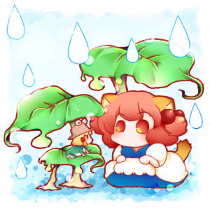 Little Frog Guides a Lazy Dog