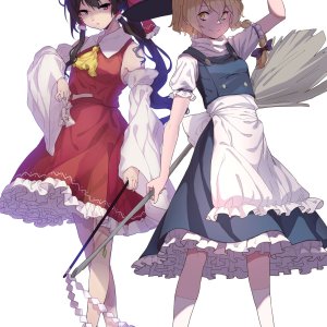 Reimu and Marisa - 02