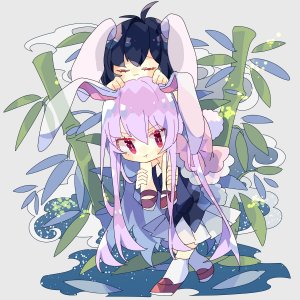 Reisen and Tewi Inaba