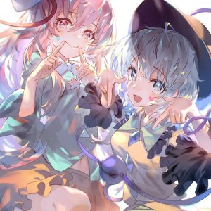 __komeiji_koishi_and_hata_no_kokoro_touhou_drawn_by_uu_uu_zan__sample-69ccb6548f79a77f67461fe2dfbed59f.jpg