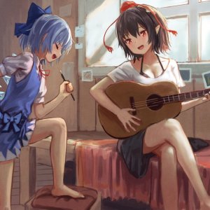 __cirno_and_shameimaru_aya_touhou_drawn_by_roke_taikodon__sample-6071a92b4fa21fee5bd1ee943c237c57.jpg