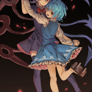 __tatara_kogasa_and_houjuu_nue_touhou_drawn_by_yanyan_shinken_gomi__625b29f2b45d504cf830a2a38cbf199a.png