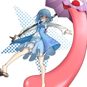 __tatara_kogasa_touhou_drawn_by_rebirth42000__sample-188adeebd0dfd7f6cb0b8fd637062f96.jpg