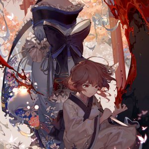 __saigyouji_yuyuko_and_saigyouji_yuyuko_touhou_drawn_by_kawacy__800c2c68877953295210ed137e672496.jpg
