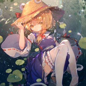 __moriya_suwako_and_mishaguji_touhou_drawn_by_rokusai__92e28b62c070b76f095386f20556b543.jpg