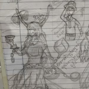 Suika and the backgrounds