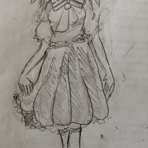 School Sketch of Flandre