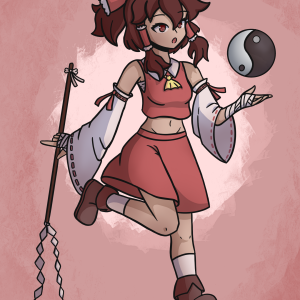 The wonders of the magic ying yang orb (Reimu)