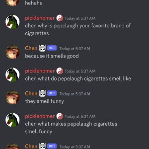 chen likes cigarettes confirmed