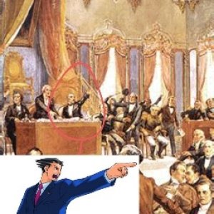 first "objection" in history