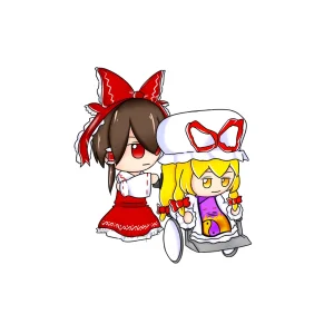 Reimu and Yukari
