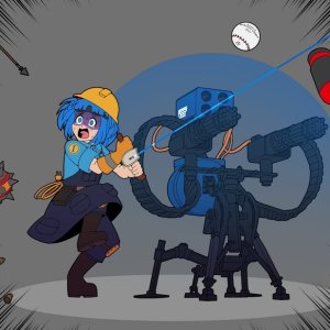kawashiro_nitori_engineer_and_blu_engineer_touhou_and_2_more_drawn_by_aimturein__sample-54aa4a776fd22f131265460ac879b81c.jpg