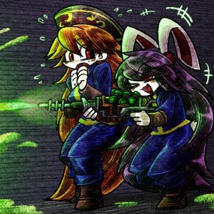 reisen_udongein_inaba_and_junko_touhou_and_2_more_drawn_by_suenari_peace__sample-3c903b535bbcac4768f341ef0860f417
