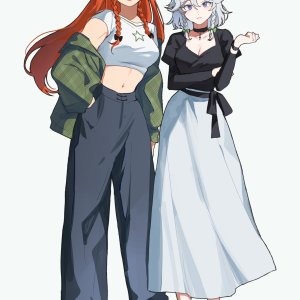 __izayoi_sakuya_and_hong_meiling_touhou_drawn_by_sarukana__d7ceaa439ca76becc5cb8e41482bb96f.jpg