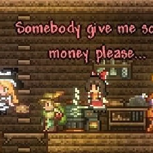 "Somebody give me some money please..."