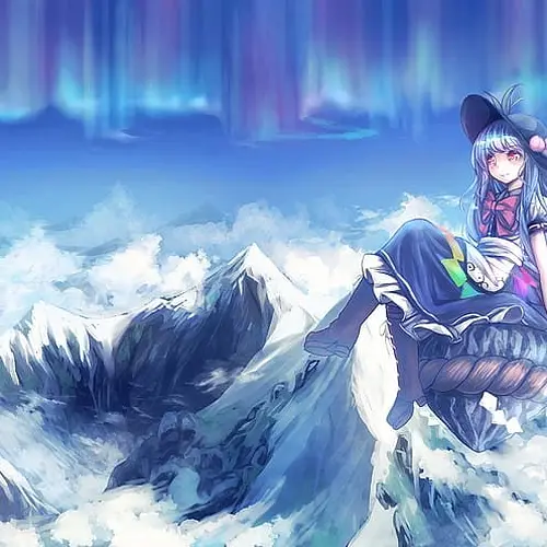 HD-wallpaper-hinanawi-tenshi-touhou-clouds-mountains-aurora-scenic-anime.webp.jpg